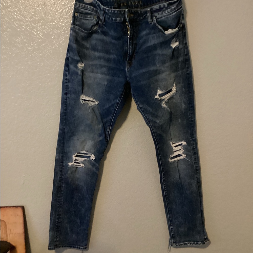 American Eagle Outfitters Men's Distressed Jeans